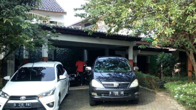 Suasana di rumah mantan Wali Kota Depok Nurmahmudi Ismail, di Depok.