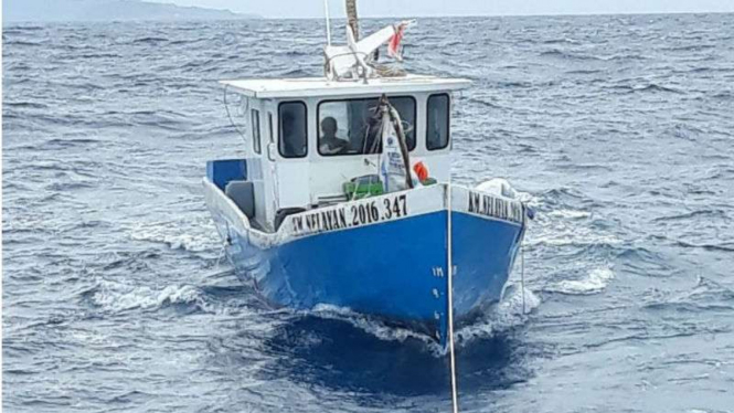 Kapal nelayan Aceh terbawa ke Thailand (Ilustrasi)
