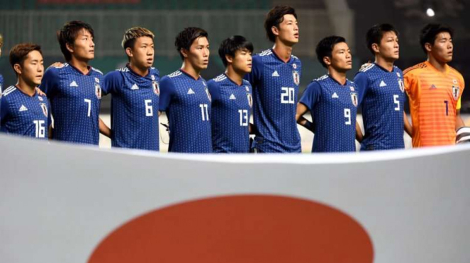 Timnas Jepang U-23 di Asian Games 2018.