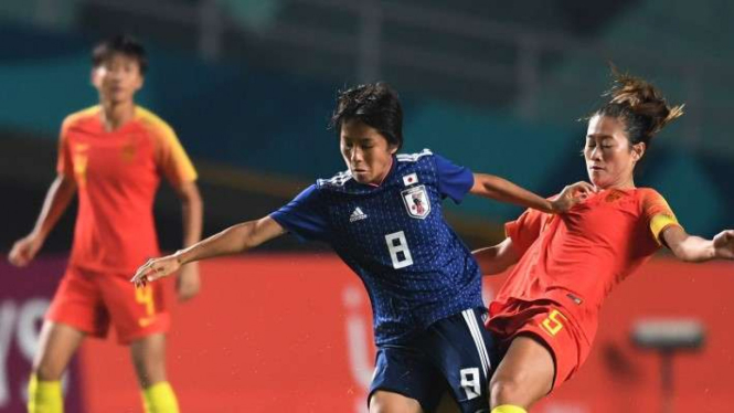 Timnas wanita Jepang vs Timnas wanita China di final Asian Games 2018