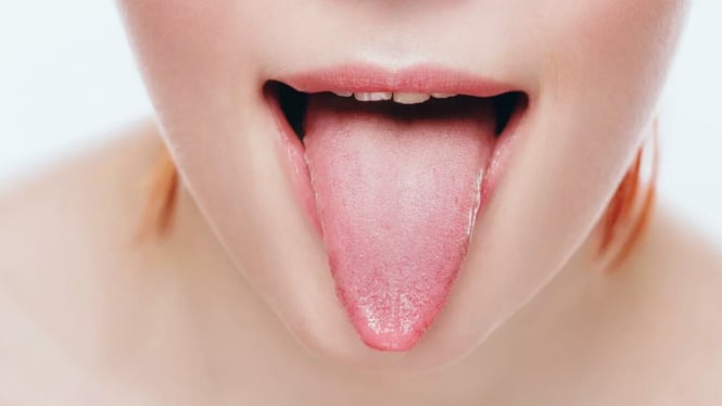 Ilustrasi lidah terasa asam.