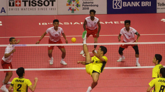 Indonesia Raih Emas Sepak Takraw Quadrant Putra