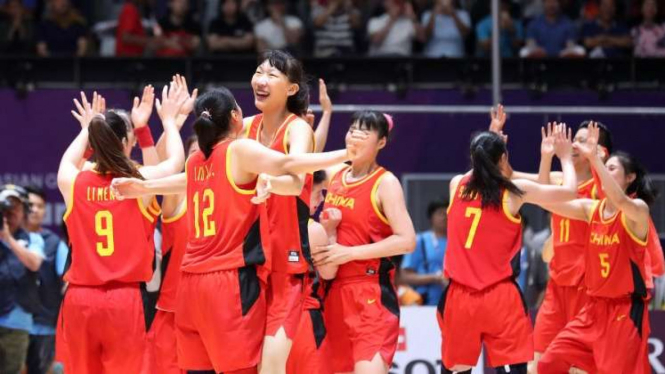 Timnas basket wanita China rebut medali emas Asian Games 2018
