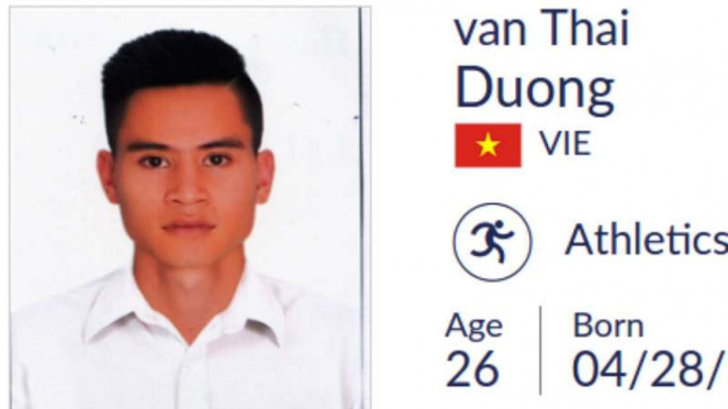 Atlet Asian Games, van Thai Duong.