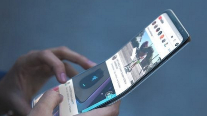Rander ponsel lipat Samsung