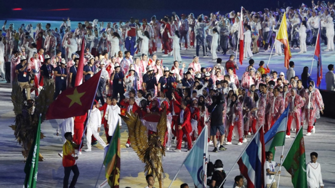 Acara penutupan Asian Games 2018 Jakarta-Palembang