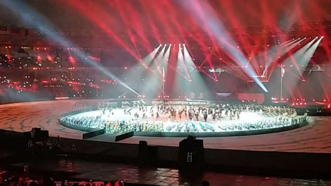 Upacara penutupan Asian Games 2018.