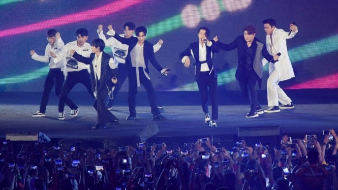 Penampilan Super Junior di Penutupan Asian Games 2018