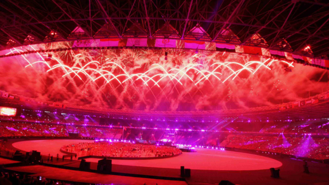 Meriahnya Penutupan Asian Games 2018