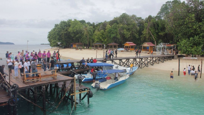Pulau Sirandah di Padang, Sumatera Barat