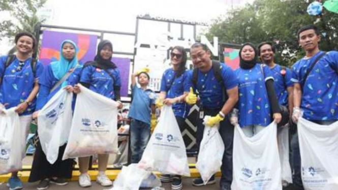 Aksi Kontingen Kebaikan di Asian Games 2018.