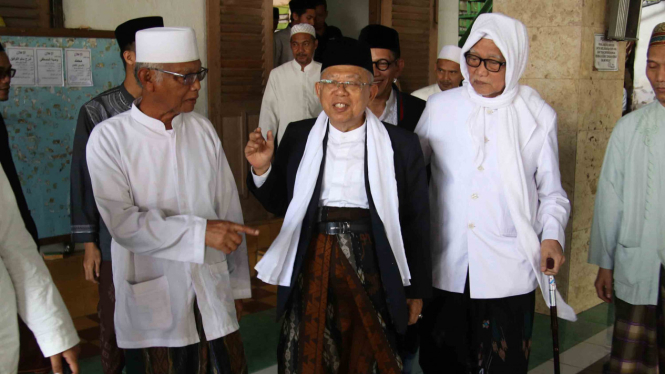 Safari Pesantren Ma'ruf Amin di Jawa Timur