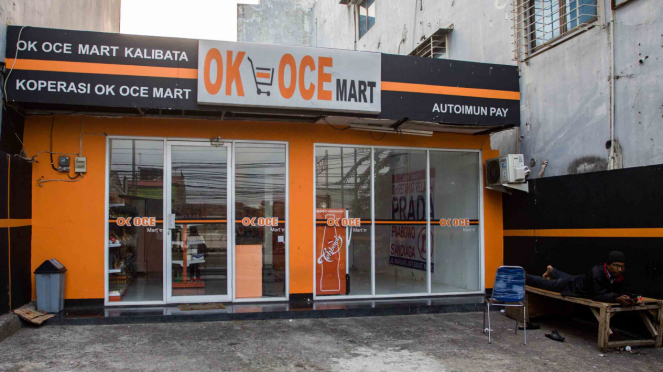 Gerai OK OCE Mart di Kalibata, Jakarta tutup