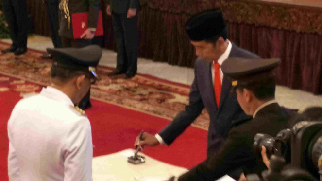 Jokowi lantik 9 Gubernur terpilih
