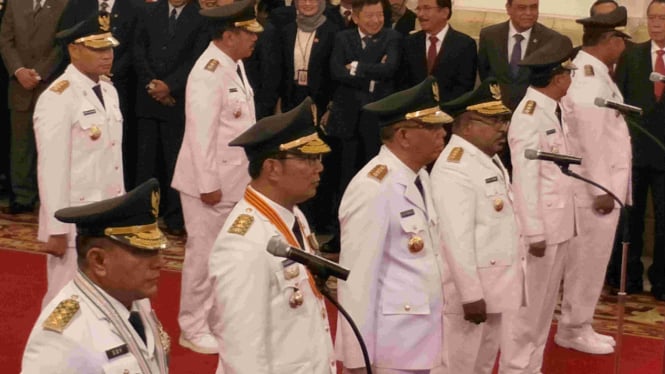 Jokowi lantik 9 Gubernur terpilih dari Pilkada 2018