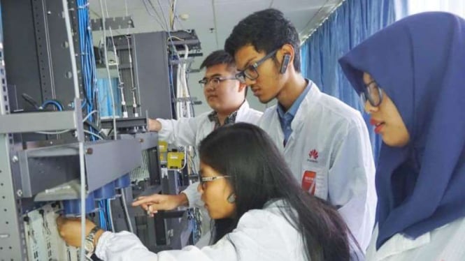 Laboratorium Huawei di Shenzen, China.