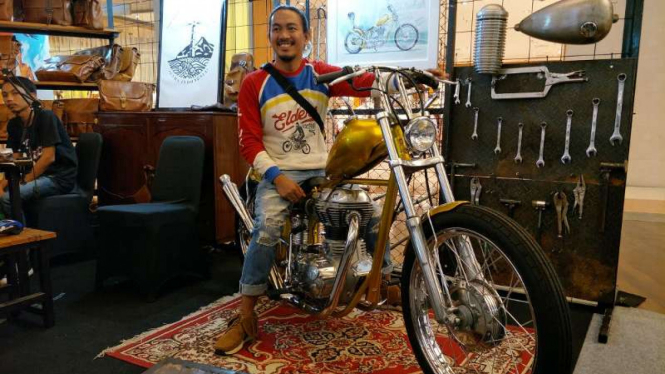 Replika motor custom Presiden Jokowi