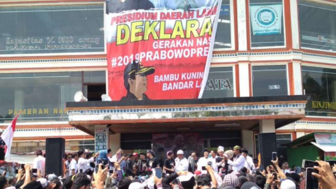 Deklarasi #2019PrabowoPresiden di Lampung.