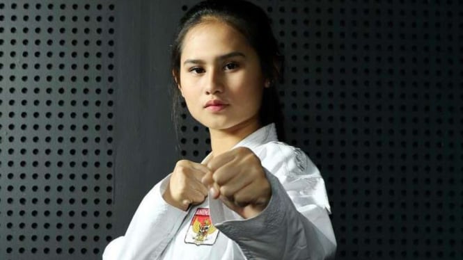 Karateka cantik, Ceyco Georgia Zefanya Hutagalung.