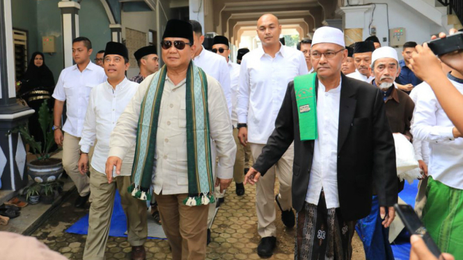Prabowo Subianto safari politik ke Jawa Timur.