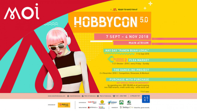 Hobbycon 5.0 oleh Mall of Indonesia.