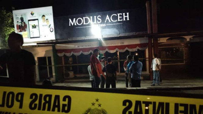 Kantor redaksi modus Aceh diserang orang