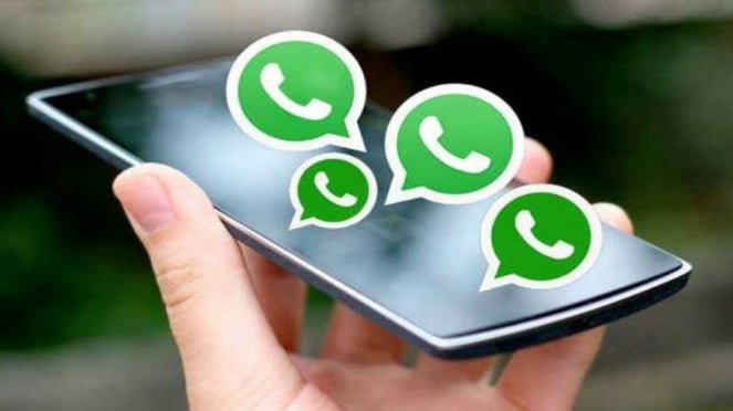 Ilustrasi berbisnis lewat WhatsApp.