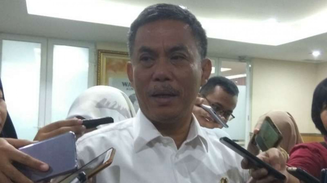 Ketua DPRD DKI Jakarta Prasetyo Edi Marsudi di Jakarta, Rabu, 12 September 2018.