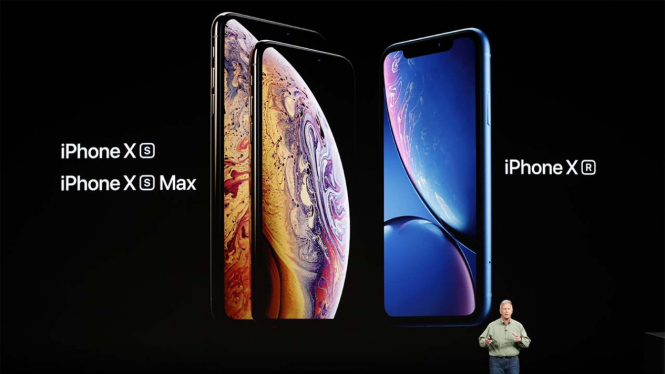 iPhone XS, iPhone XS Max dan iPhone XR.