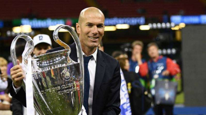 Zinedine Zidane saat membawa Real Madrid juara Liga Champions