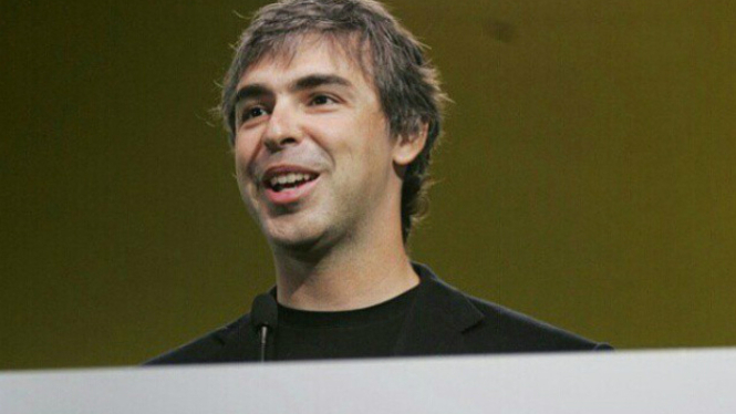 Pendiri Google Larry Page.