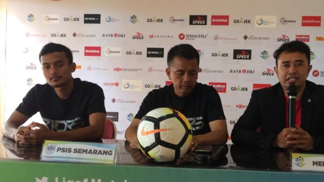Konferensi pers PSIS Semarang jelang melawan Persija