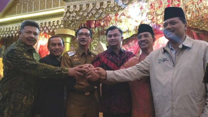 10 Kepala Daerah di Sumatera Barat deklarasi dukungan ke Jokowi-Ma'ruf Amin.