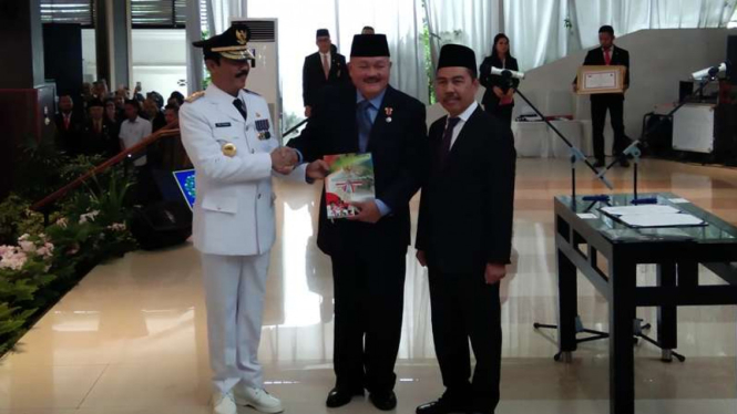 Alex Noerdin resmi mundur dari jabatannya sebagai Gubernur Sumatera Selatan.