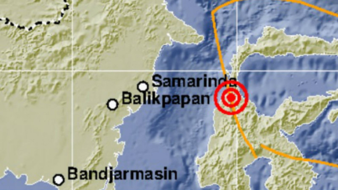 Lokasi gempa di Palu, Sabtu, 22 September 2018