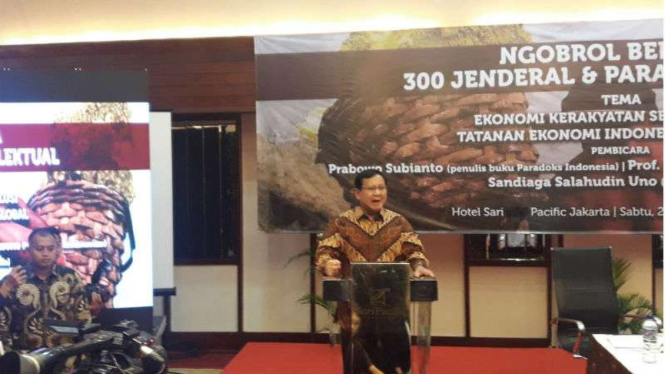 Prabowo Subianto didukung 300 jenderal