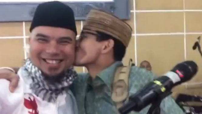 Ahmad Dhani dan Sandiaga Uno.