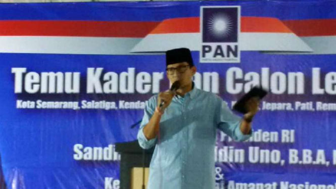 Cawapres Sandiaga Uno 