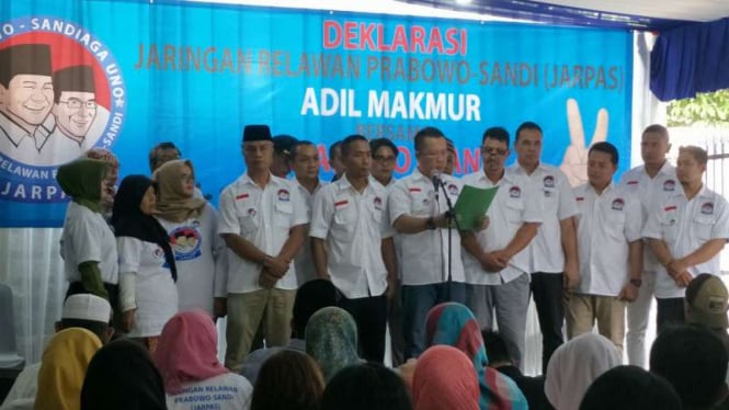 Deklarasi Jaringan Relawan Prabowo-Sandi (Jarpas) di Jakarta