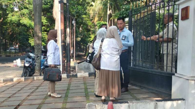 Komunitas Dokter dan Tenaga Perawat menemui Prabowo Subianto di rumah sang calon presiden di Jalan Kertanegara, Jakarta Selatan, pada Senin, 24 September 2018.