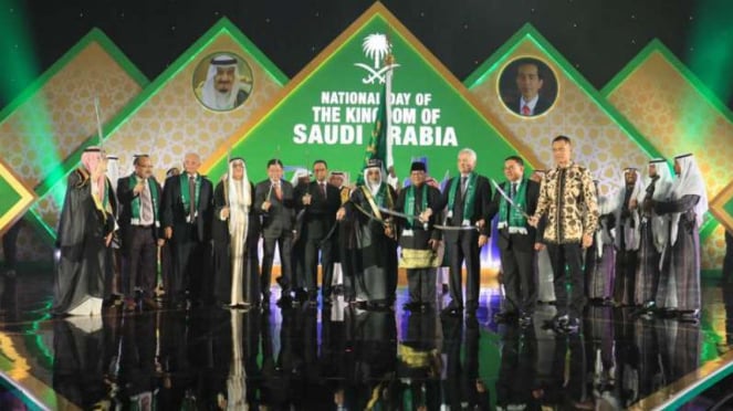 Prabovo pada perayaan Hari Nasional Arab Saudi