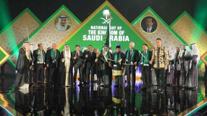 Prabowo di acara peringatan Hari Nasional Arab Saudi