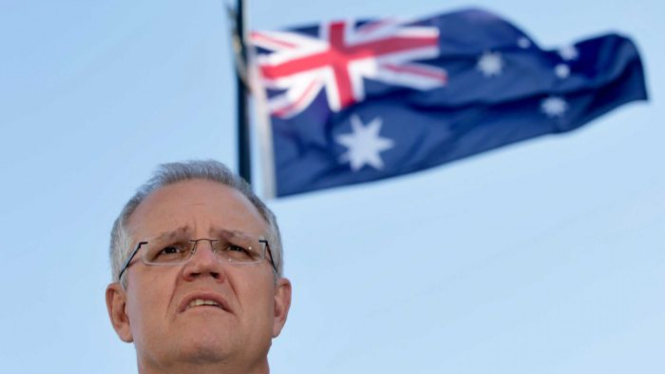 PM Scott Morrison menolak usulan pemindahan hari Australia tanggal 26 Januari.