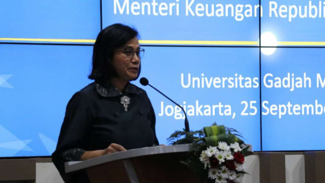 Menteri Keuangan Sri Mulyani Indrawati.