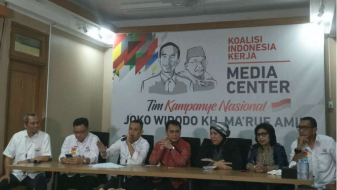 Konferensi pers TKN Jokowi-Ma'ruf, Selasa 25 September 2018