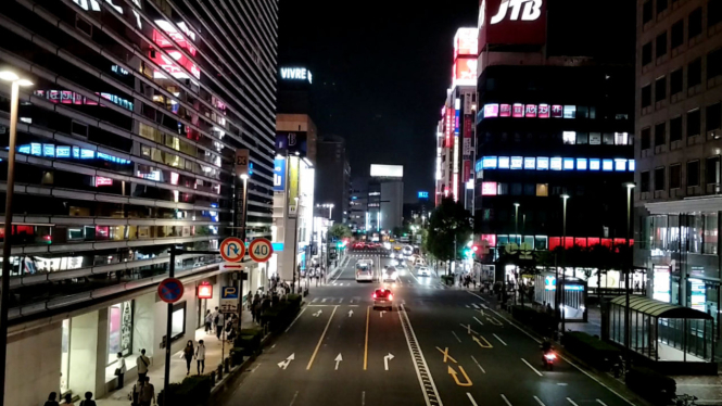 Suasana jalanan di Jepang