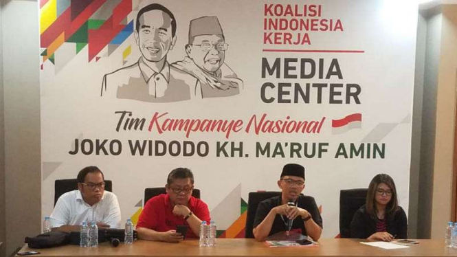 Keterangan pers Tim Kampanye Nasional Jokowi-Ma'ruf Amin.