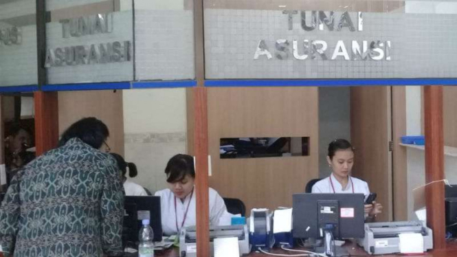 Layanan di rumah sakit Elisabeth di Semarang, Jawa Tengah.
