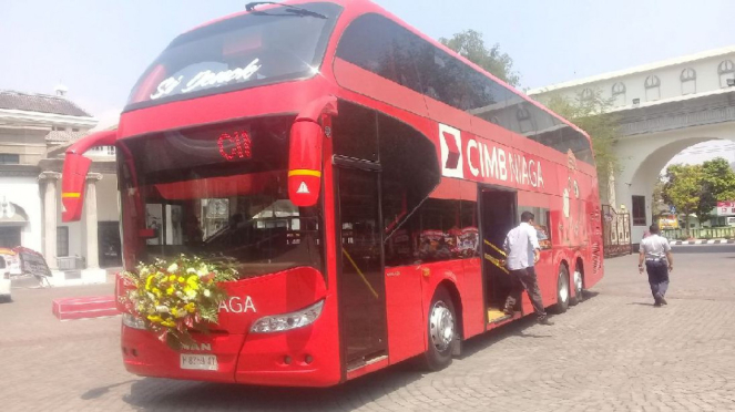 Si Denok, bus gratis untuk Kota Semarang dari CIMB Niaga