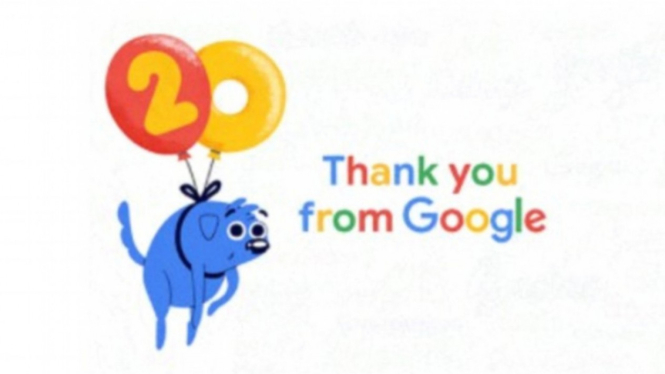 Doodle ulang tahun Google